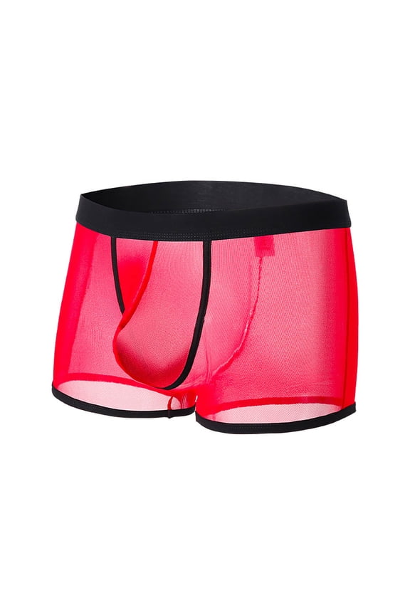 Men's Boxer Briefs Shopping Online Shopping Mens Briefs with Pouch Shorts Underwear for Men Underpants Mens Men Brief Patterned 2x Underwear Brief for Glow in The Dark Red L