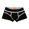thumbnail image 1 of Men's Boxer Briefs under Shorts for Men Ms Underwear Pocket Underwear Men Chain Sports Briefs Mens Brief Microfiber Pack Adult Boyfriend Natural Light Black 2XL, 1 of 3
