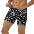 thumbnail image 1 of Men's Boxer Briefs, Skeletons Dancing Soft and Breathable Mens Underwear Boxer Briefs With Widen Waist, 1 of 5