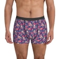 thumbnail image 1 of Men's Boxer Briefs, Skull colorful flower daisy Soft Comfy Mens Underwear Boxer Briefs Breathable With Widen Waist, 1 of 7