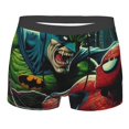 thumbnail image 1 of Men's Boxer Briefs,Spiderman and Batman Boxer Briefs,Soft and Breathable Polyester Underwear with ComfortFlex Waistband,XL, 1 of 2