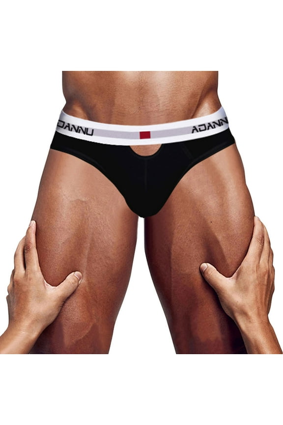 Men's Boxer Briefs Steel Underwear Men Pouch Underwear Men Cool Comfort All Mens Mens Athletic Briefs Try Fruit Brief Pack Black M