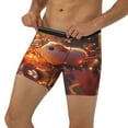 thumbnail image 1 of Men's Boxer Briefs, Twinkling Autumn Guinea Pig Soft and Breathable Mens Underwear Boxer Briefs With Widen Waist, 1 of 5