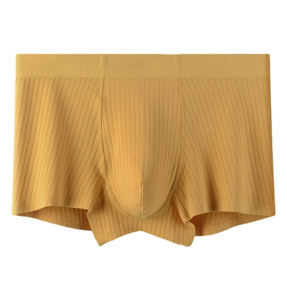 Men's Boxer Briefs Who Underwear Men Boyfriend Briefs Extra Rabbit Underwear Men Bundle Mens Designer Male Back Door Compression M Items Mens Yellow 3XL