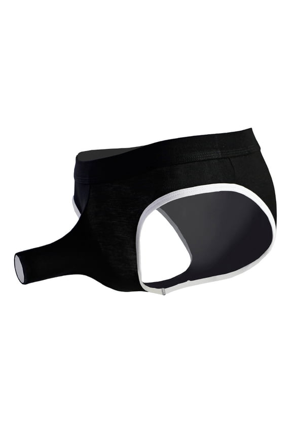 Men's Boxer Briefs Underwear Men Quick Y Mens Full Cut Briefs Underwear Supportive Mens Brief No Ride Medium Men Brief Twerk Shorts Men's M Odal Breathable Black M