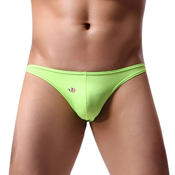 Men's Boxer Briefs in Underwear Mens under Were Bottoms Out Brief My Package Mens Underwear Men Brief Men Underwire Breathable Briefs Manhood Pouch Spanks Sports Green 2XL