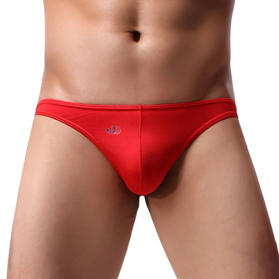 Men's Boxer Briefs in Underwear Mens under Were Bottoms Out Brief My Package Mens Underwear Men Brief Men Underwire Breathable Briefs Manhood Pouch Spanks Sports Red M