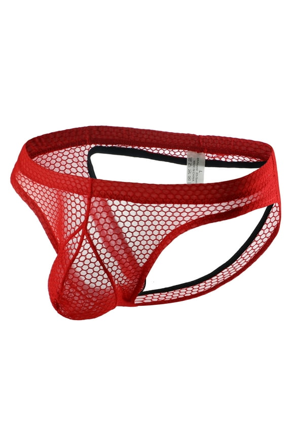 Men's Boxer Briefs Underwear Mesh Breathable Underpants