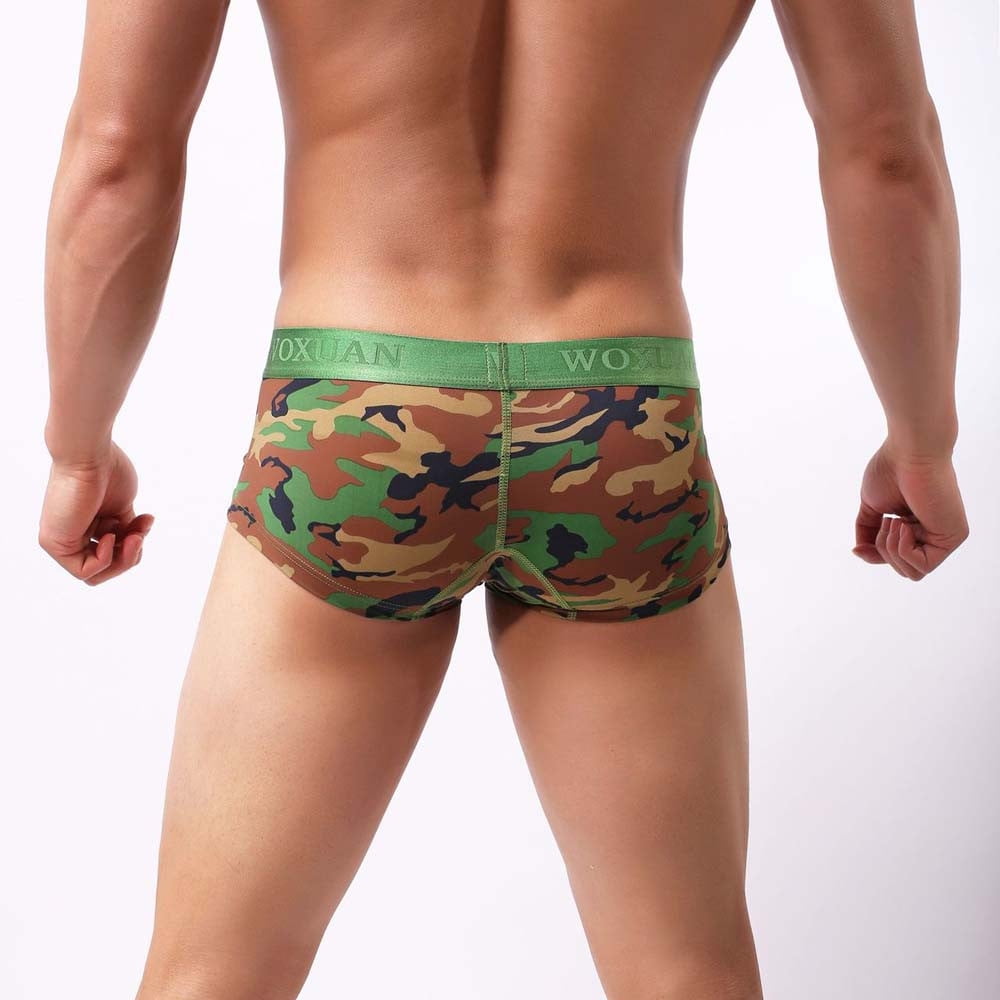 Sexy Mens See-through Mesh Briefs Bulge Pouch Boxer Shorts Underpant AU