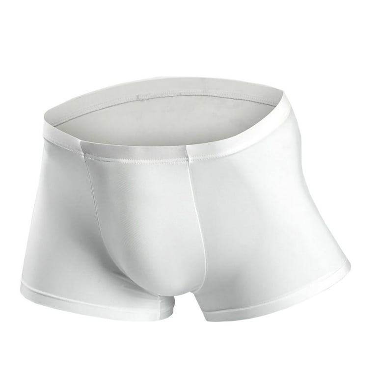 Men's Boxer Briefs Underwear for Men Ice Silk Breathable Underwear Sexy Underwear  Underpants 