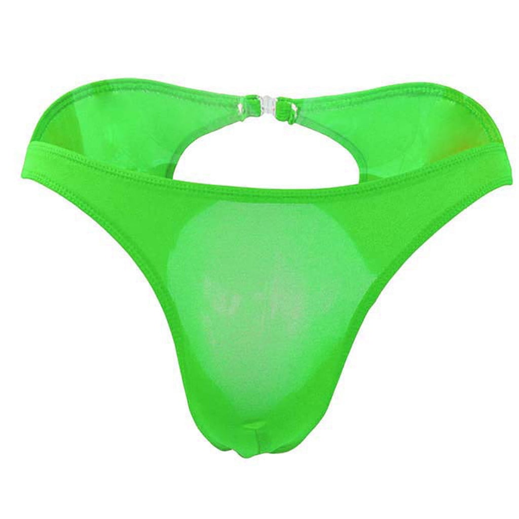 Men’s Boxer Briefs Underwear for Men Sretch G-string T-back Micro Thong ...