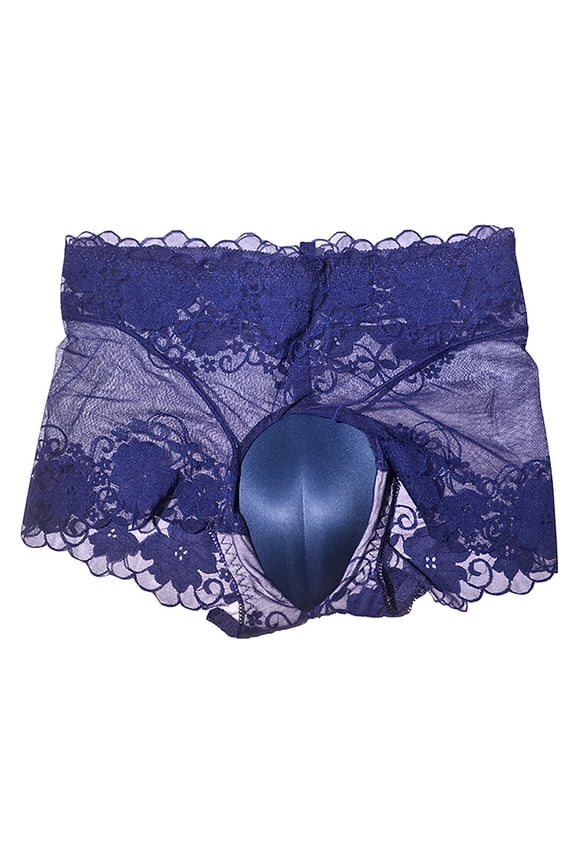 Men's Boxer Briefs Undies Matching Mens Underwear 3xl Men's Underwear Briefs Glow in The Dark Mens Men under Garments Bottoms Out Brief Bar for Men 4x for Comfort Soft Blue XL