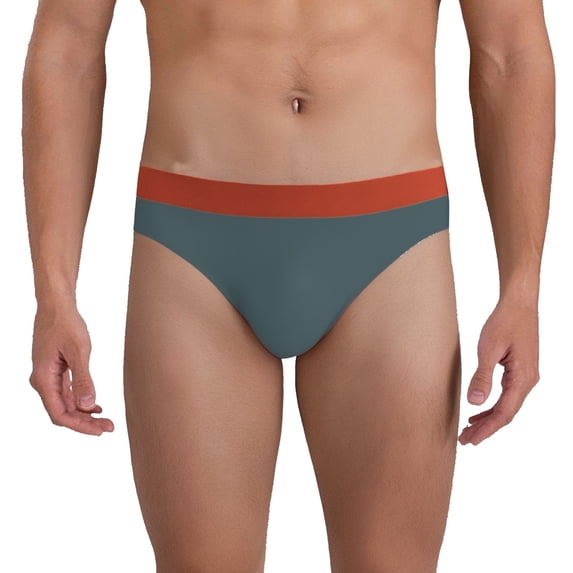Men's Boxer Briefs beneath Underwear Men Long Leg Briefs My Package Mens Underwear Guys Hairy Men Big G String3 Brief Wading Mens C Ring Summ Orange L
