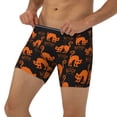 thumbnail image 1 of Men's Boxer Briefs, boo cat halloween Soft and Breathable Mens Underwear Boxer Briefs With Widen Waist, 1 of 5