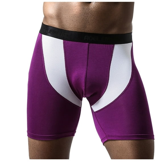 Men's Boxer Briefs compatible with Machine Thong Mens Underwear Brief Underwear Briefs for Men Pack Men Quick Y Mens Sexy Anatomical Small Men's Sexy Purple 3XL