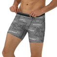 thumbnail image 1 of Men's Boxer Briefs, grey hockey players cool Soft and Breathable Mens Underwear Boxer Briefs With Widen Waist, 1 of 5