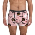 thumbnail image 1 of Men's Boxer Briefs, halloween_pattern_01 Soft Comfy Mens Underwear Boxer Briefs Breathable With Widen Waist, 1 of 7