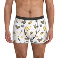 thumbnail image 1 of Men's Boxer Briefs, hockey skates stick puck helmet Soft Comfy Mens Underwear Boxer Briefs Breathable With Widen Waist, 1 of 7