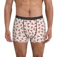 thumbnail image 1 of Men's Boxer Briefs, lobster Soft Comfy Mens Underwear Boxer Briefs Breathable With Widen Waist, 1 of 7