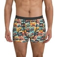 thumbnail image 1 of Men's Boxer Briefs, off road racing car colorful Soft Comfy Mens Underwear Boxer Briefs Breathable With Widen Waist, 1 of 7