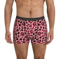 thumbnail image 1 of Men's Boxer Briefs, pink halloween skull Soft Comfy Mens Underwear Boxer Briefs Breathable With Widen Waist, 1 of 7