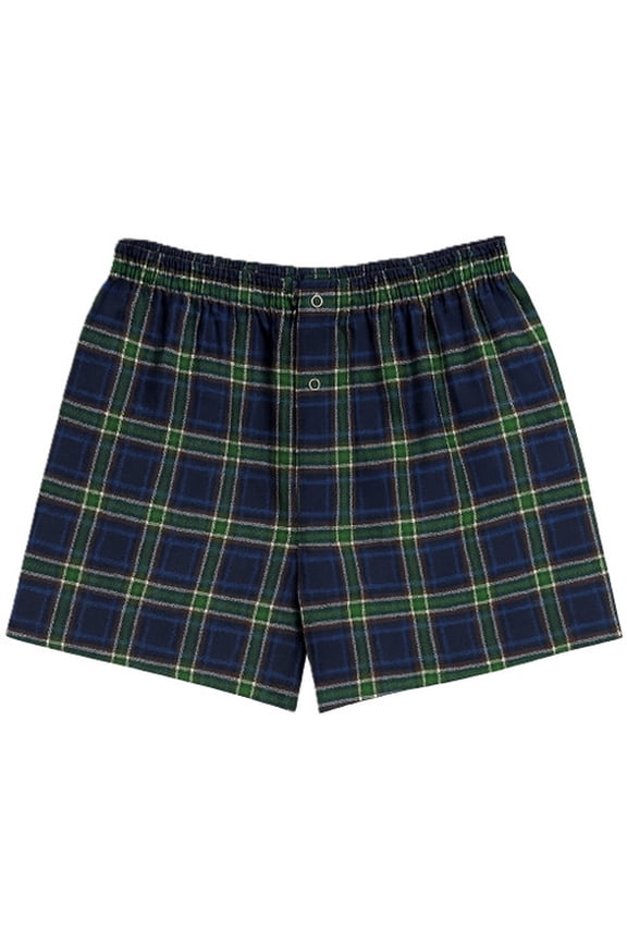 Men’s Boxer Shorts with Snap Closure on Center Fly – Soft Cotton Underwear for Everyday Comfort and Classic Fit