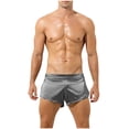 thumbnail image 1 of Men's Boxers Shorts Split Side Boxers Briefs Pajama Shorts Satin Silky Boxers Shorts Elastic Waist Underwear Boxers, 1 of 5