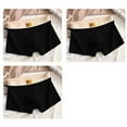 thumbnail image 1 of Men's Boxers Underwear Cotton Hombre Breathable Sexy Sports Comfort Large Size,3-Pack., 1 of 7