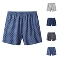 thumbnail image 1 of Men's Boxers Underwear Printed Woven Boxers for Men Pack Boxer Shorts Gray L, 1 of 3
