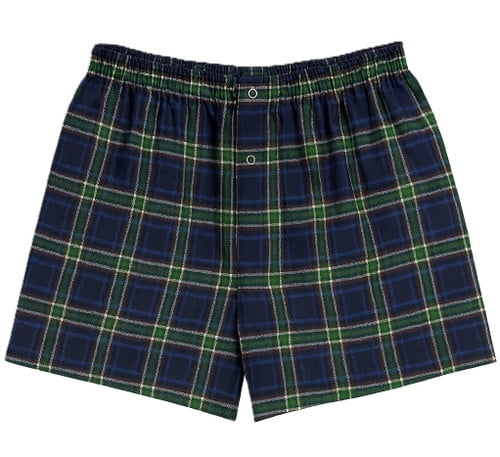 Men’s Boxer Shorts with Snap Closure on Center Fly – Soft Cotton ...