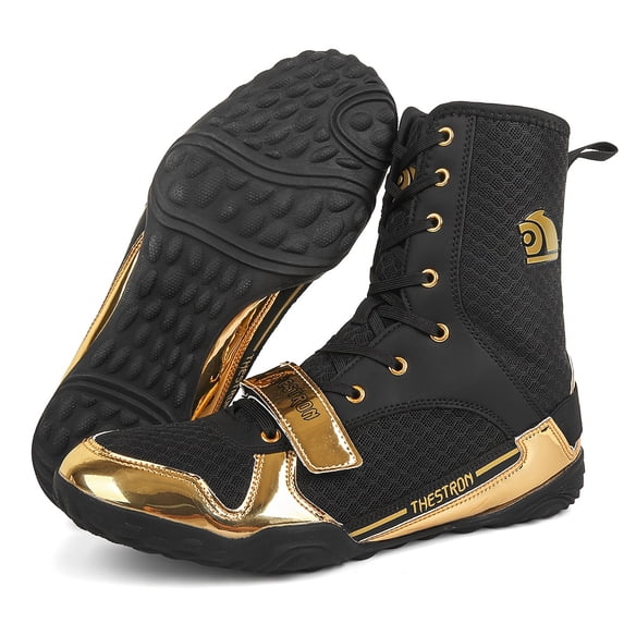Men's Boxing Shoes Training Shoes Lightweight Wrestling Shoes Men Non-Slip Big Size 7-14 Comfortable Breathable Professional Men Fistfight Shoes Fitness Sneakers