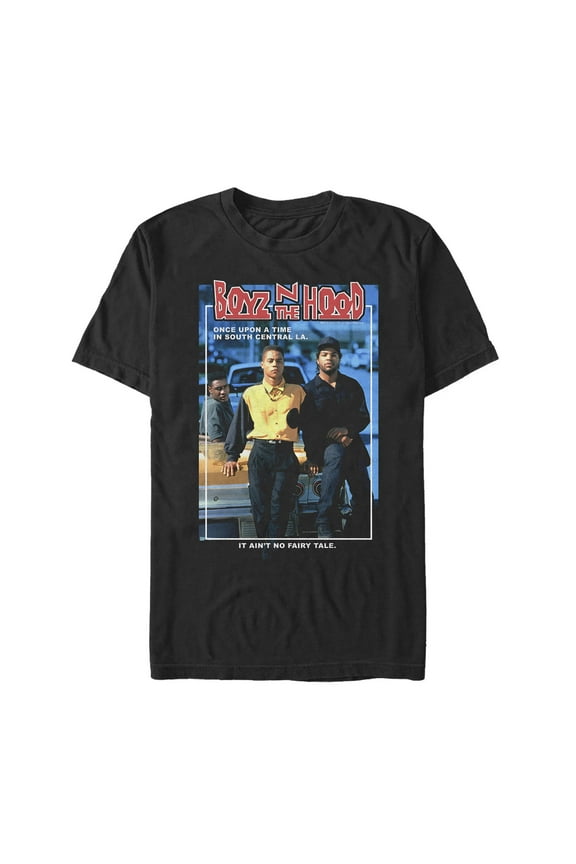 Men's Boyz n the Hood Movie Poster Graphic Tee Black 2X Large