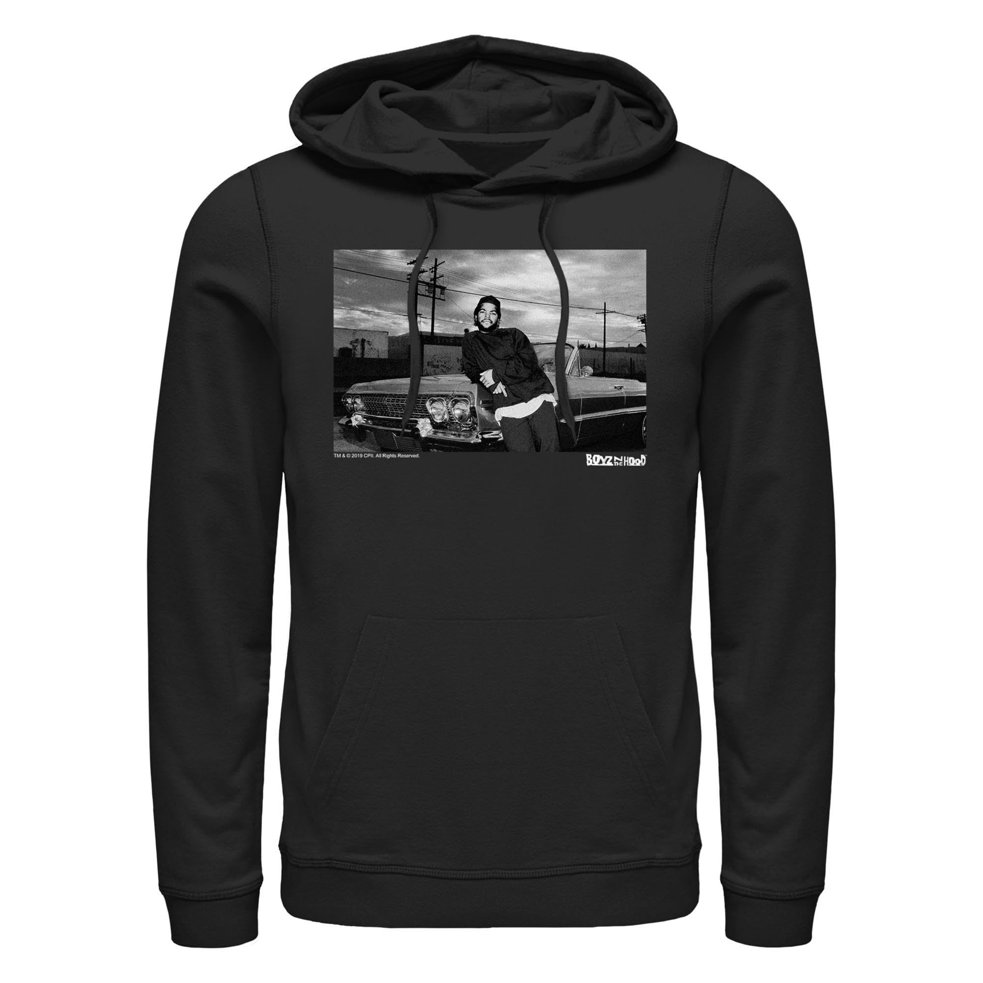Men's Boyz n the Hood Doughboy Car Pose  Pull Over Hoodie