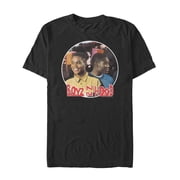 Men's Boyz n the Hood Tre & Ricky Logo Graphic Tee Black Large