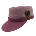 thumbnail image 1 of Men's Braided Two Tone Legionnaire Hat in Dusty Rose H-67, 1 of 4