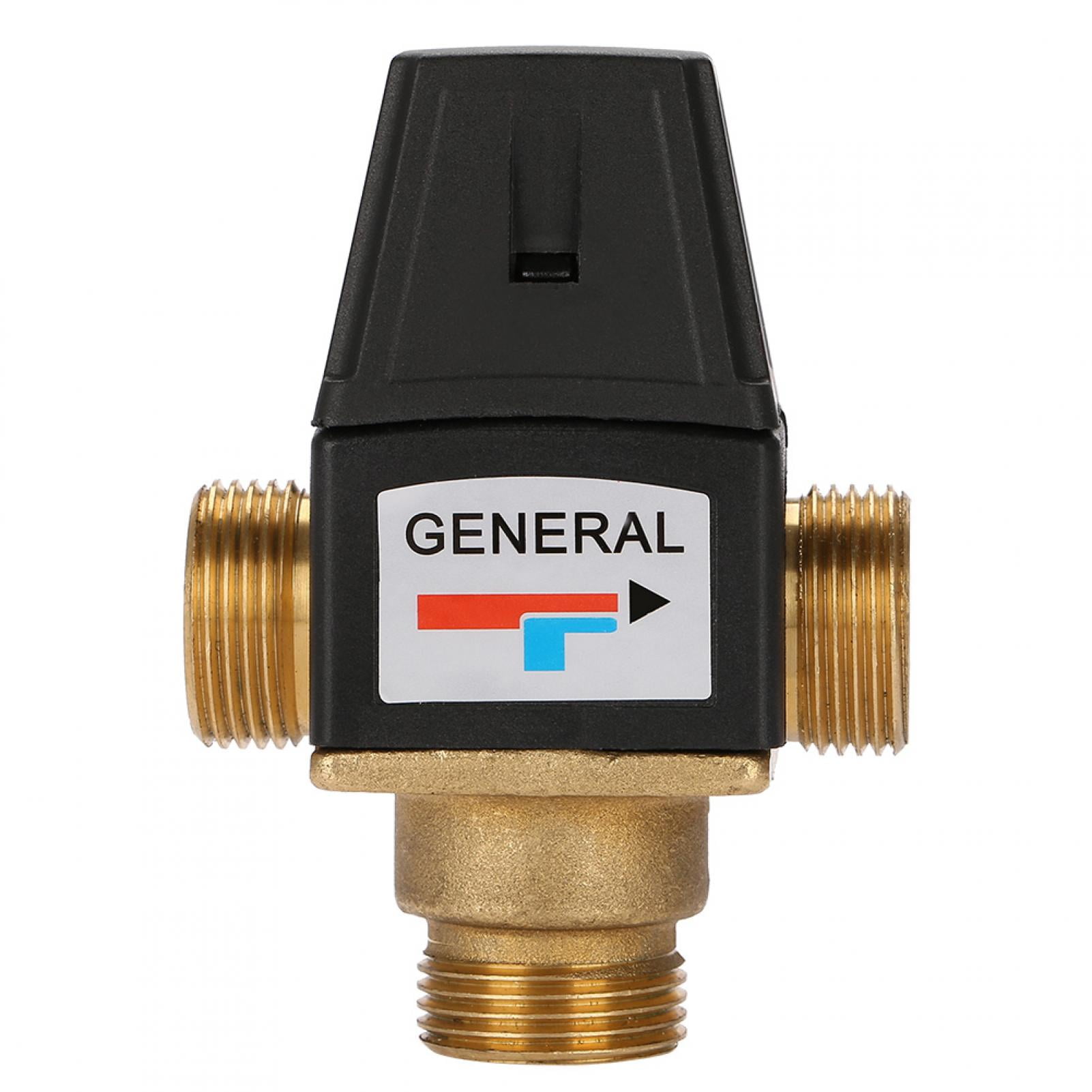 Men's Brass Thermostatic Mixing Valve for Solar Water Heater, Flow