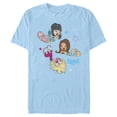 thumbnail image 1 of Men's Bratz Cozy Slumber Party Graphic Tee Light Blue X Large, 1 of 3