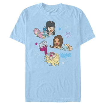 Men's Bratz Cozy Slumber Party Graphic Tee Light Blue X Large