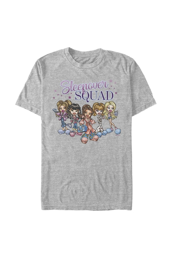 Men's Bratz Sleepover Squad Graphic Tee Athletic Heather Medium