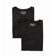 thumbnail image 1 of Men's Bread and Boxers 121 Organic Cotton Stretch Slim Fit T-Shirts - 2 Pack (Black XL), 1 of 1