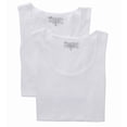 thumbnail image 1 of Men's Bread and Boxers 124 Organic Cotton Stretch Tanks - 2 Pack (White S), 1 of 1