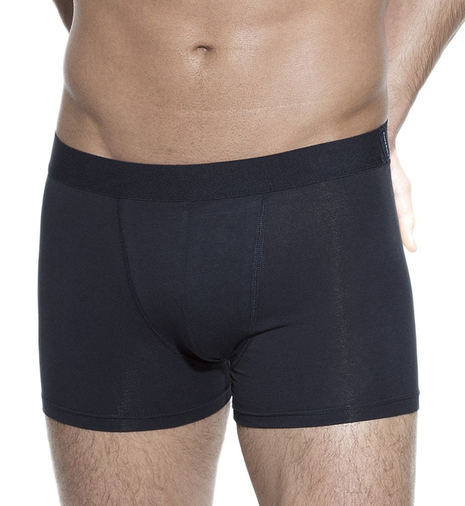 Men's Bread and Boxers 202 Organic Cotton Stretch Classic Fit Boxer Brief  (Dark Navy XL)