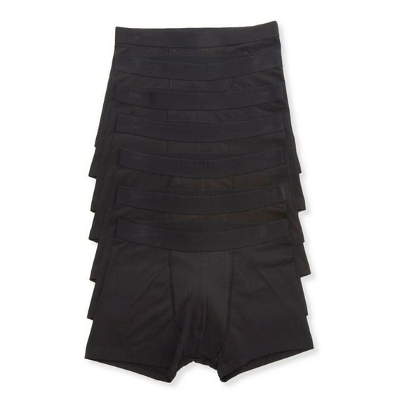 Men's Bread and Boxers 272 Organic Cotton Stretch Boxer Briefs - 7 Pack (Black 2XL)