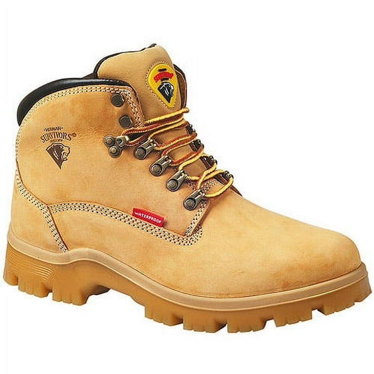 Steel toe boots wide width on sale