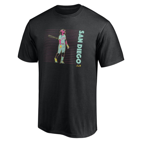 Men's BreakingT Fernando Tatis Jr. Black Neon Nights T-Shirt