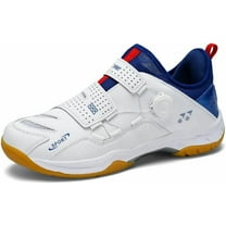 Men's Breathable Athleisure Shoes with Swivel Buckle | Ideal for Badminton & Table Tennis, Great for Couples