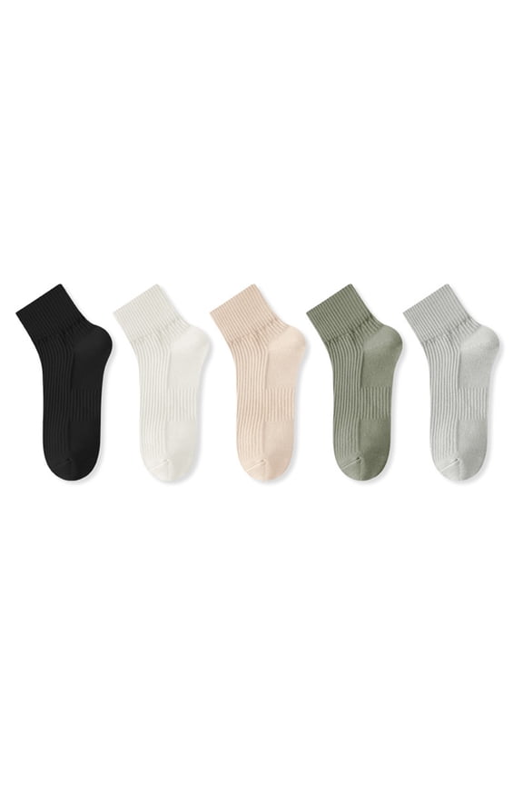 Men's Breathable Athletic Socks , , Anti-pilling socks , Cotton Socks , Size One Size , 5 Pairs