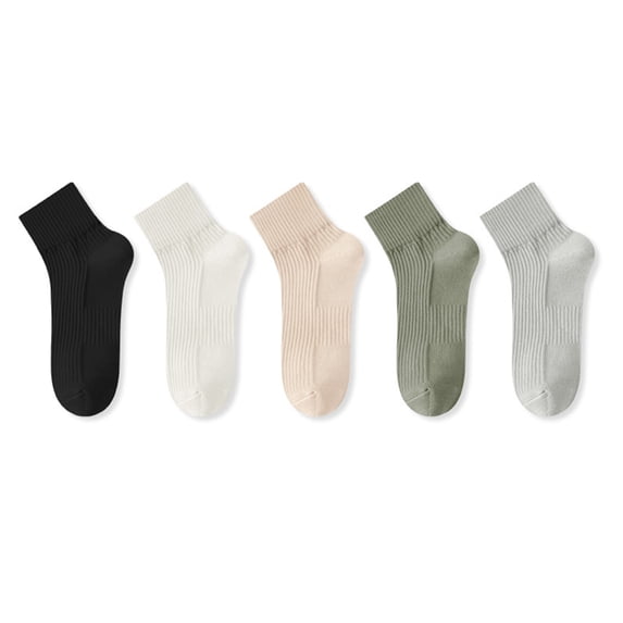 Men's Breathable Athletic Socks , , Anti-pilling socks , Cotton Socks , Size One Size , 5 Pairs