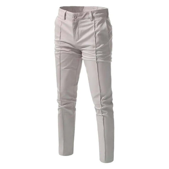 Men's Breathable Business Casual Pants Versatile Outdoor Comfortable Lightweight Travel Work Men's Jogging Pants Work Navy Blue Adjustable Waist