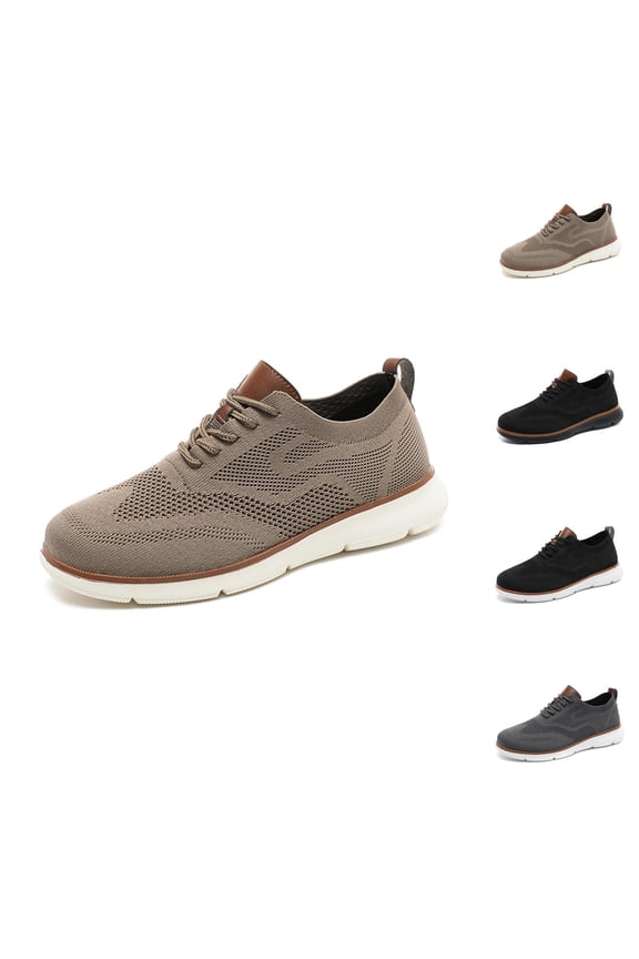 Men's Breathable On Casual Shoes Comfortable Walking Sneakers For Daily Wear Durable Flat Sole Loafers Lightweight Design For Spring Summer Fall Running Shoes Men